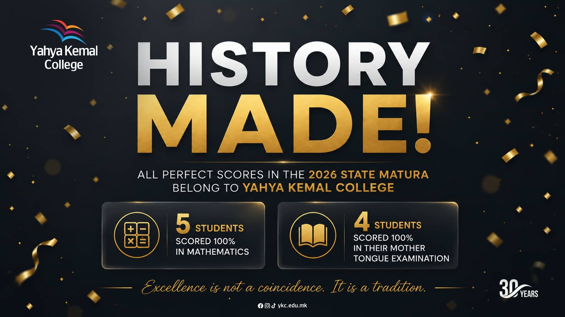 History Made – Perfect Scores in the 2026 State Matura